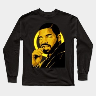 Drake rapper illustration Long Sleeve T-Shirt